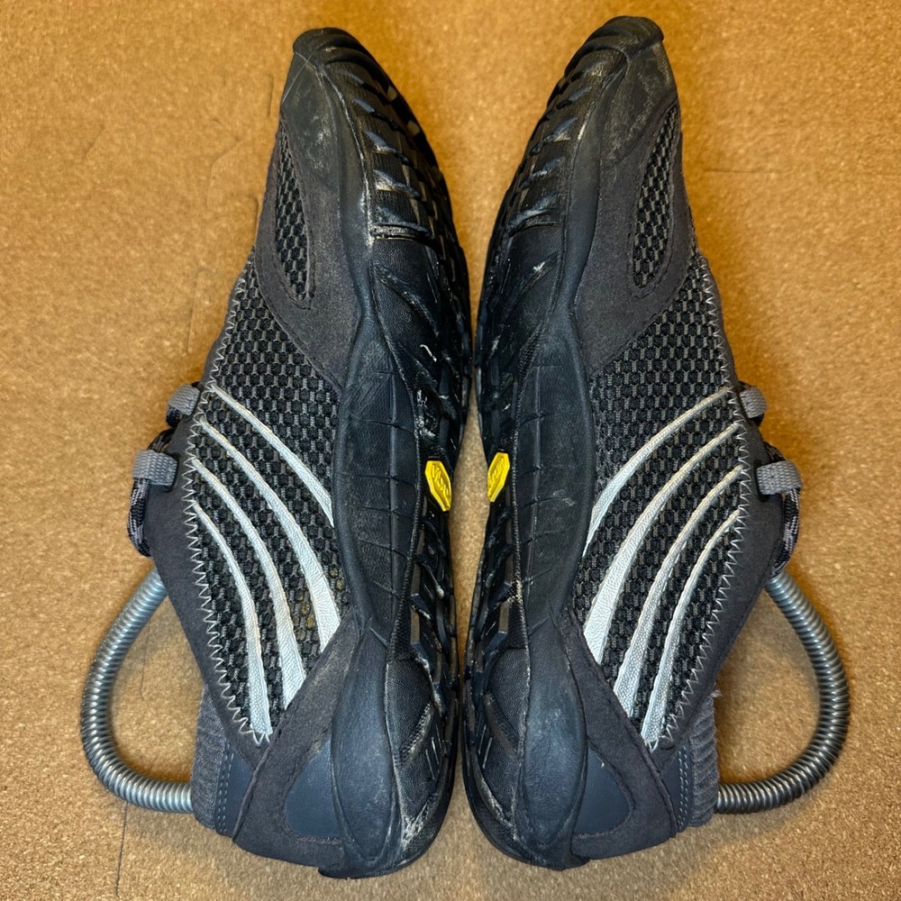 Merrell Pace Glove Black Barefoot Running Shoes Womens 6 Vibram Minimalist - Picture 8 of 11